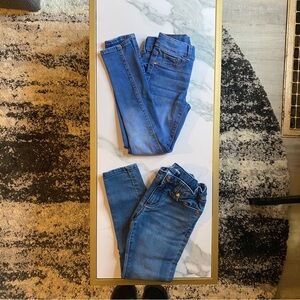 2 pair of girls jeans!